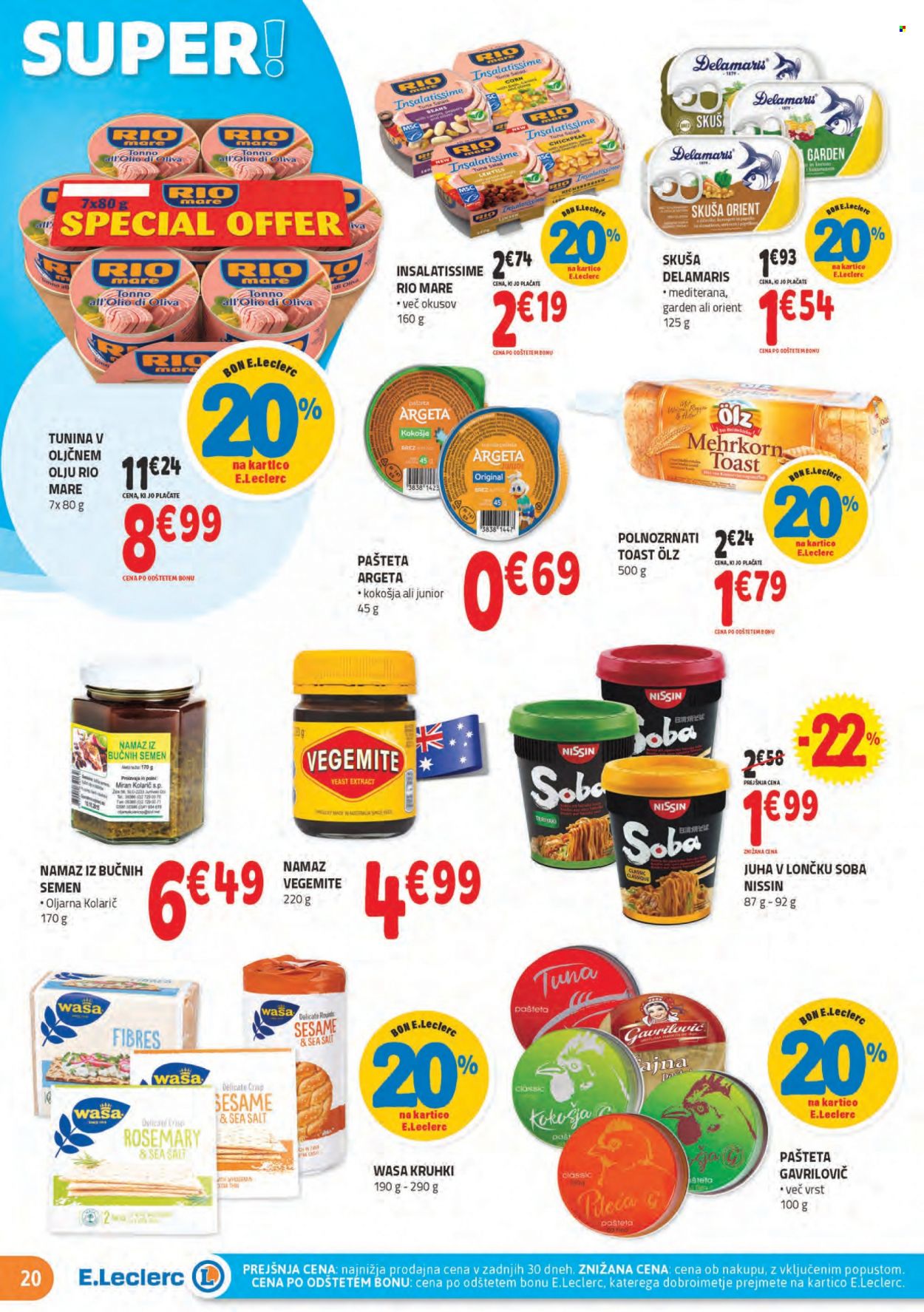 E.Leclerc katalog - 25.1.2023 - 4.2.2023. Stran 20