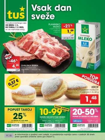 Tuš katalog - 1.2.2023 - 7.2.2023.