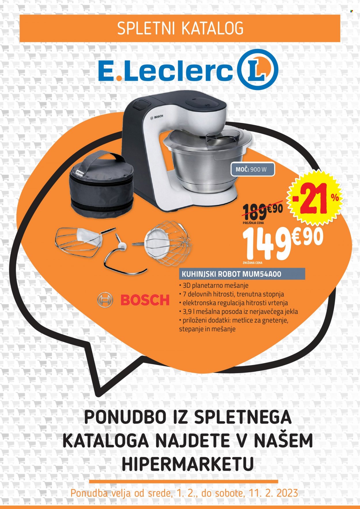 E.Leclerc katalog - 1.2.2023 - 11.2.2023. Stran 1