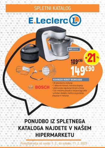 E.Leclerc katalog - 1.2.2023 - 11.2.2023.