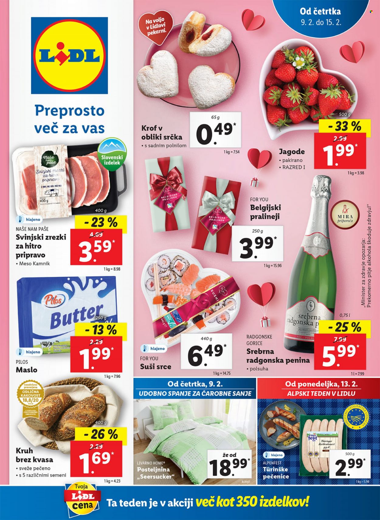 Lidl katalog - 9.2.2023 - 15.2.2023. Stran 1