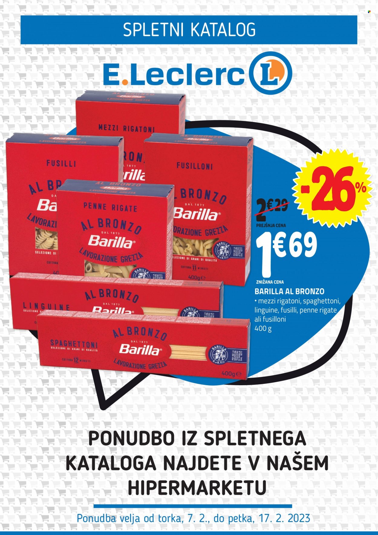 E.Leclerc katalog - 7.2.2023 - 18.2.2023. Stran 1