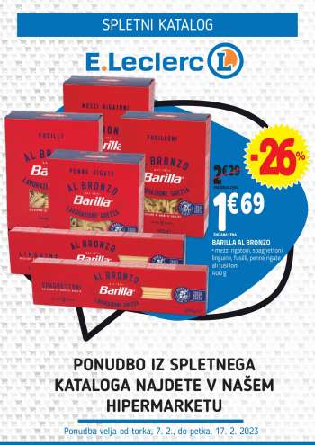 E.Leclerc katalog - 7.2.2023 - 18.2.2023.