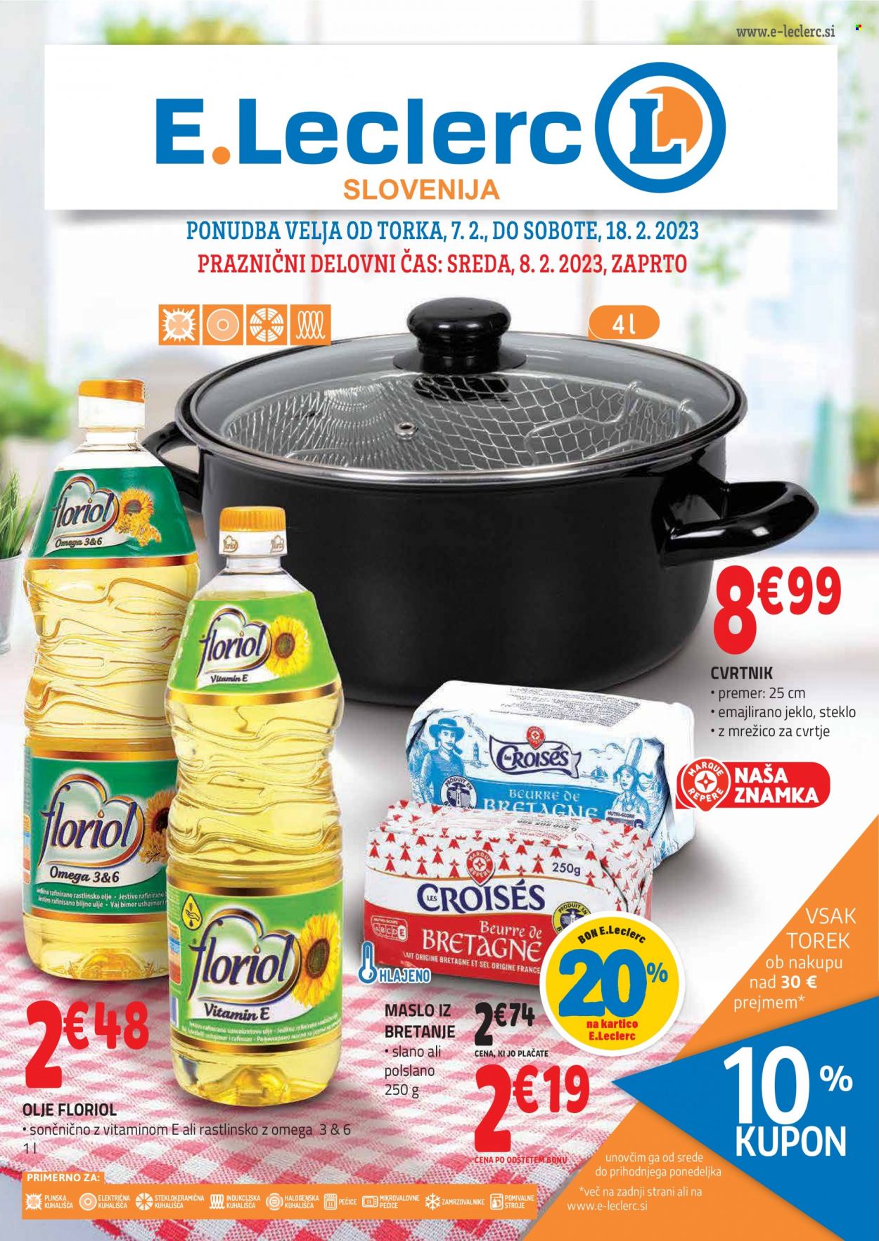 E.Leclerc katalog - 7.2.2023 - 18.2.2023. Stran 1