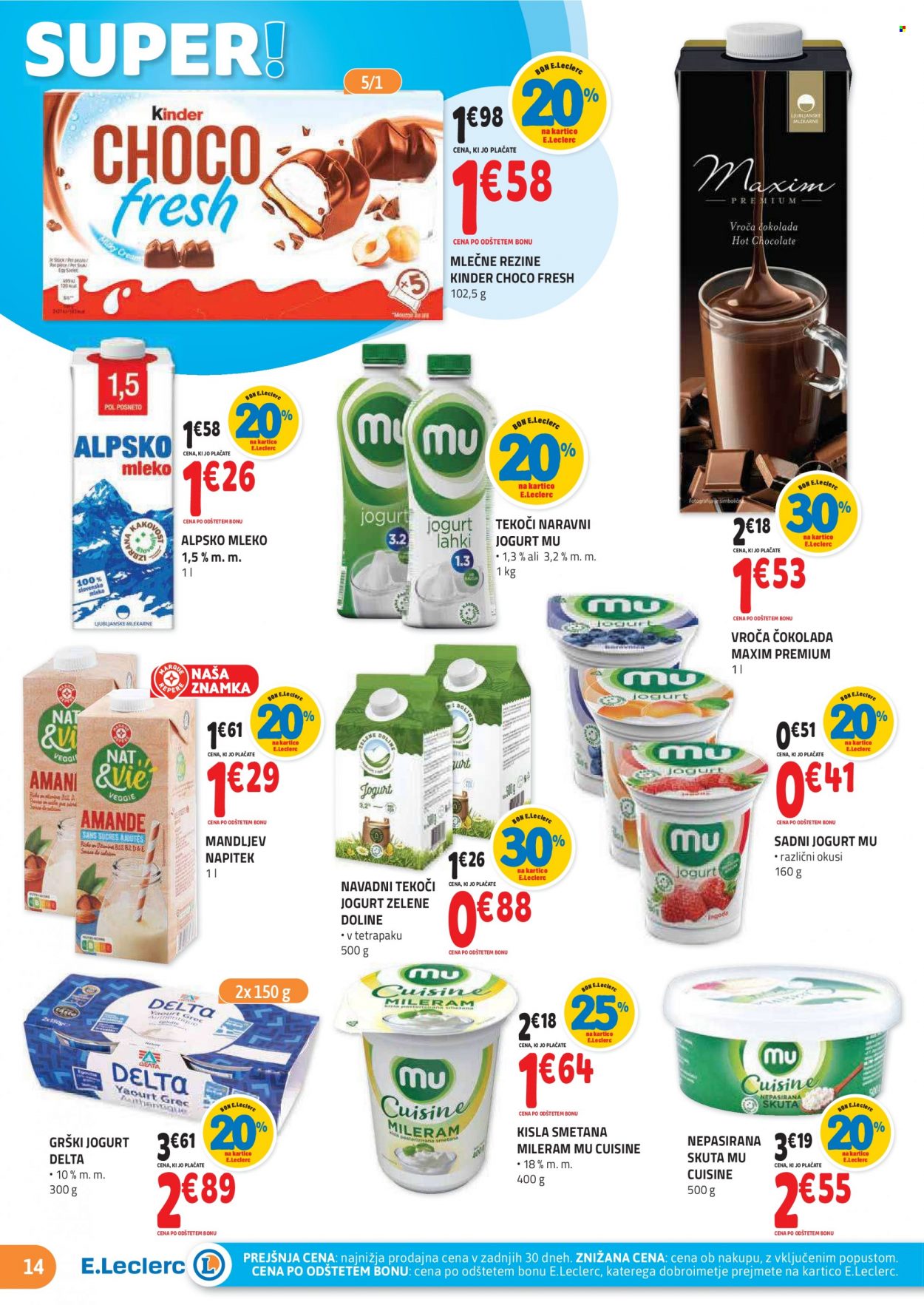 E.Leclerc katalog - 7.2.2023 - 18.2.2023. Stran 14