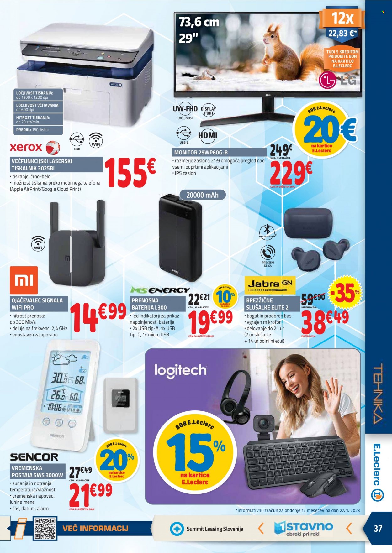 E.Leclerc katalog - 7.2.2023 - 18.2.2023. Stran 37