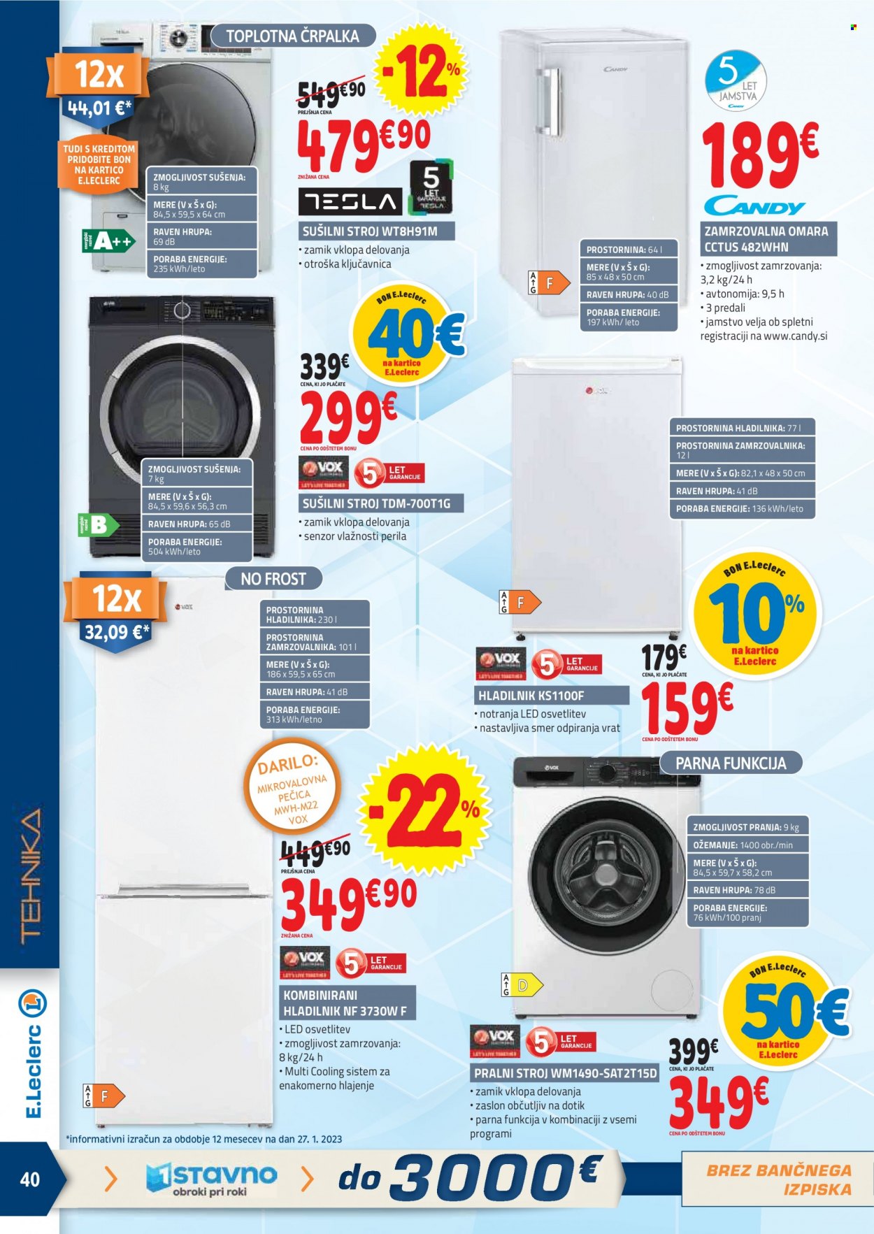 E.Leclerc katalog - 7.2.2023 - 18.2.2023. Stran 40
