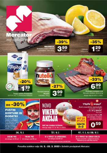 Mercator katalog - 16.2.2023 - 22.2.2023.