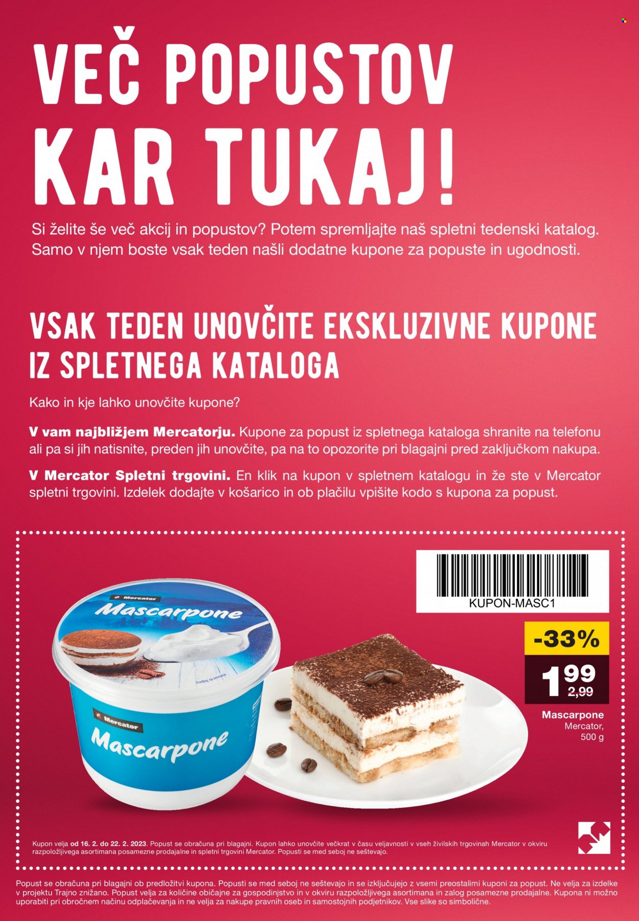 Mercator katalog - 16.2.2023 - 22.2.2023. Stran 40