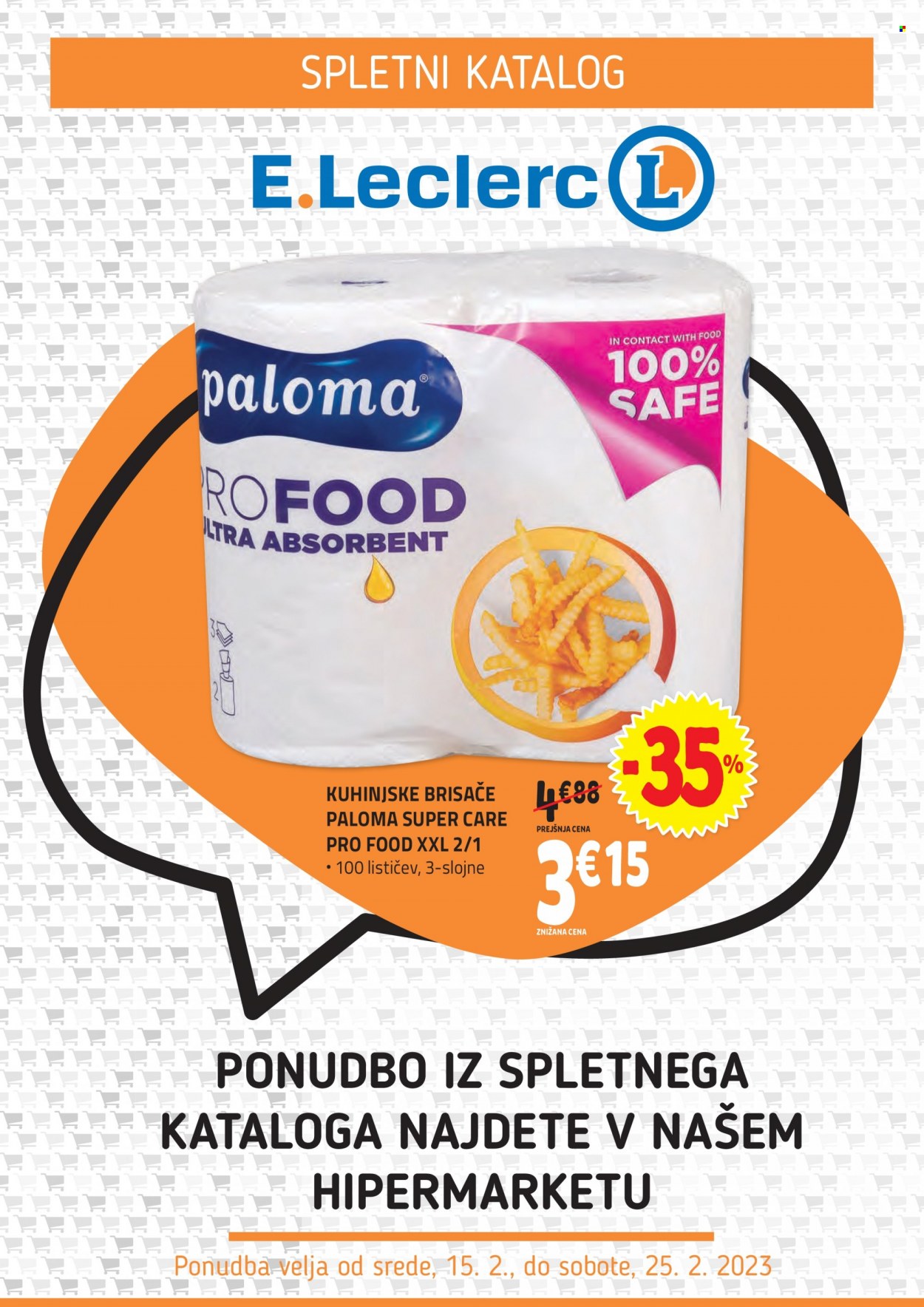 E.Leclerc katalog - 15.2.2023 - 25.2.2023. Stran 1