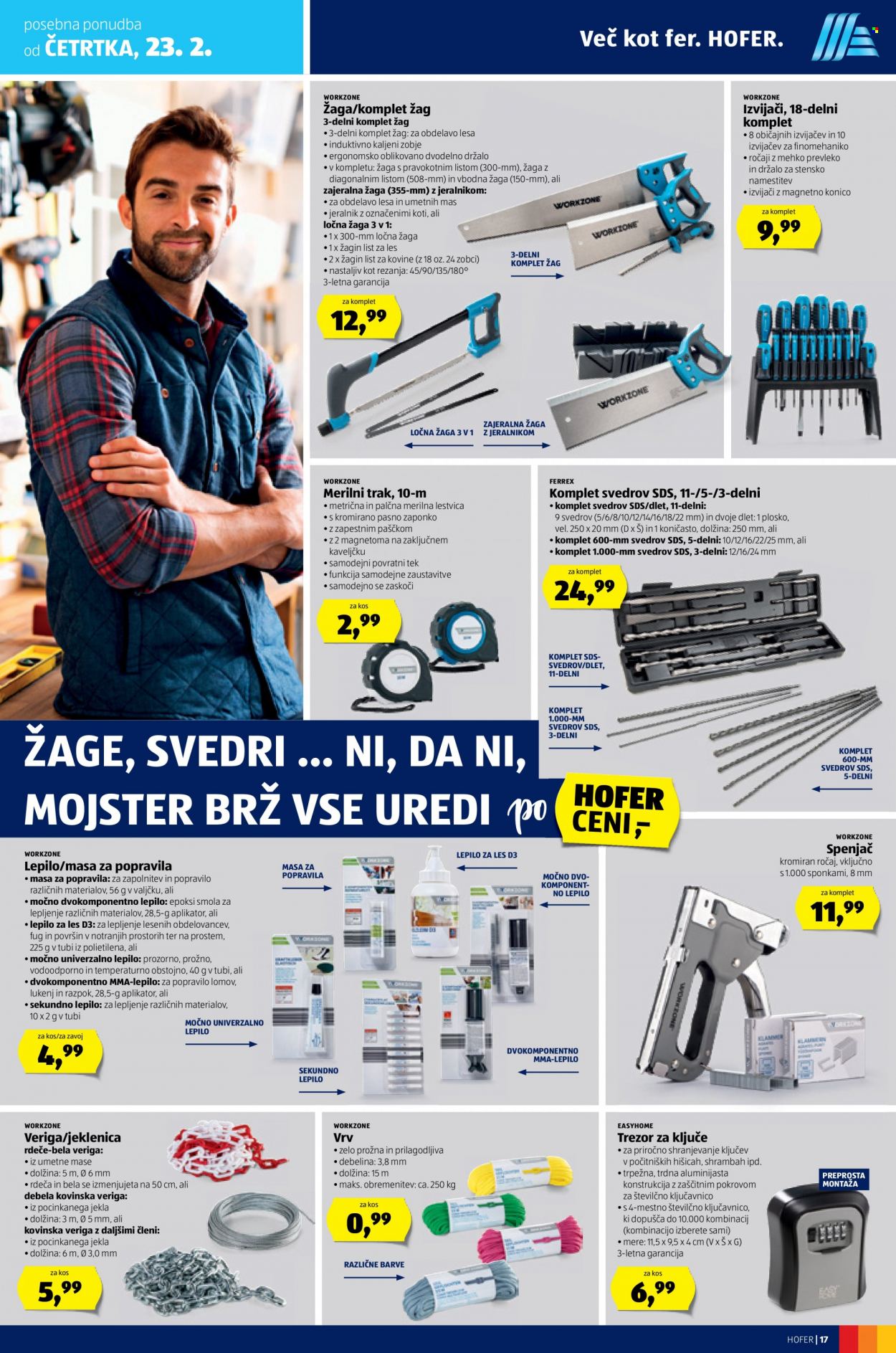 Hofer katalog - 16.2.2023 - 25.2.2023. Stran 17