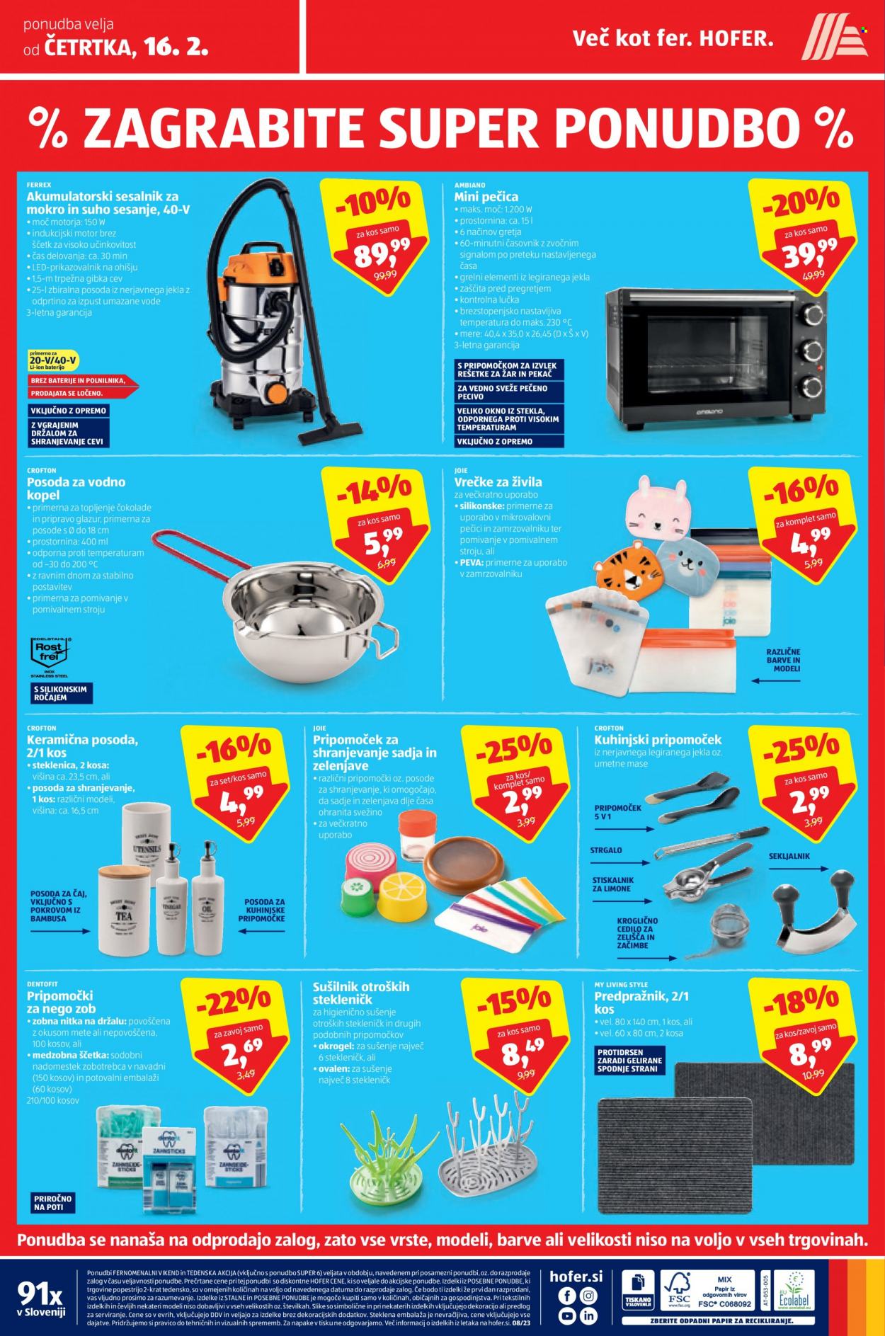 Hofer katalog - 16.2.2023 - 25.2.2023. Stran 20