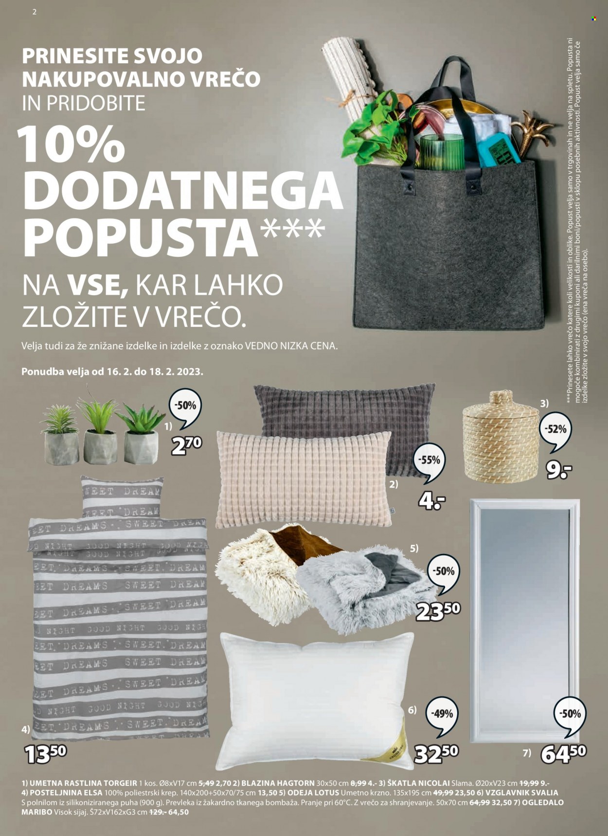 JYSK katalog - 16.2.2023 - 12.3.2023. Stran 2