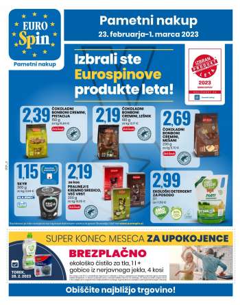 EuroSpin katalog - 23.2.2023 - 1.3.2023.