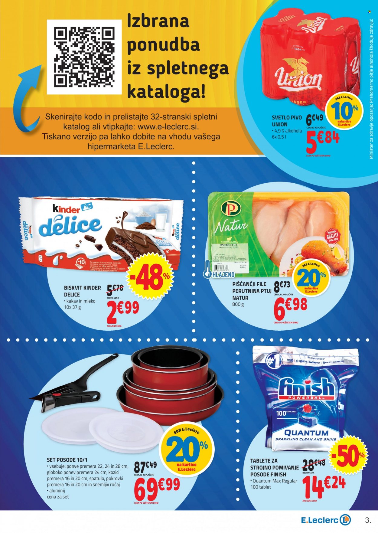 E.Leclerc katalog - 22.2.2023 - 4.3.2023. Stran 3