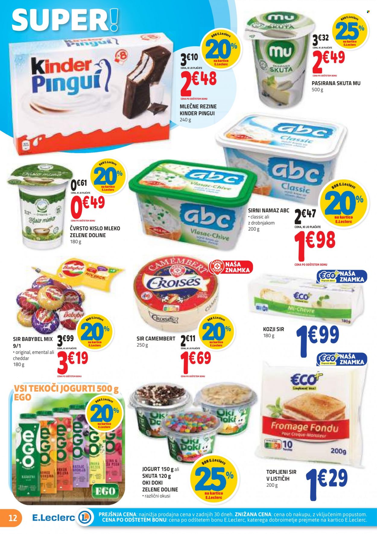E.Leclerc katalog - 22.2.2023 - 4.3.2023. Stran 12