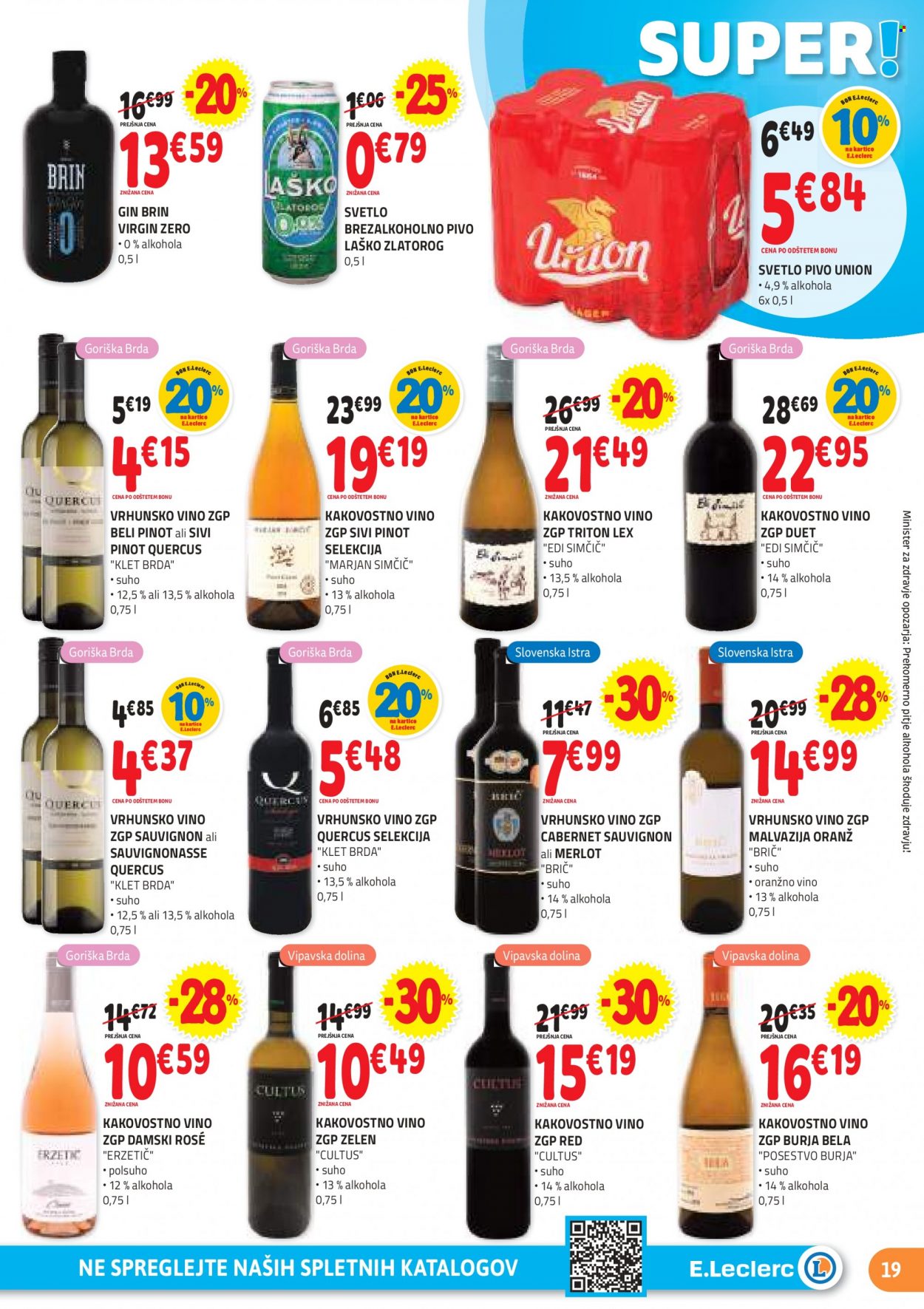 E.Leclerc katalog - 22.2.2023 - 4.3.2023. Stran 19