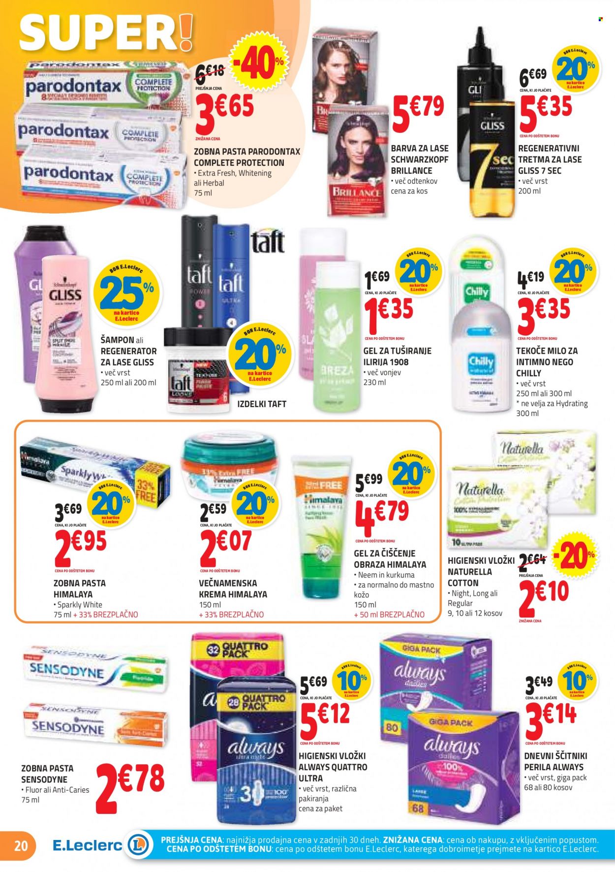 E.Leclerc katalog - 22.2.2023 - 4.3.2023. Stran 20
