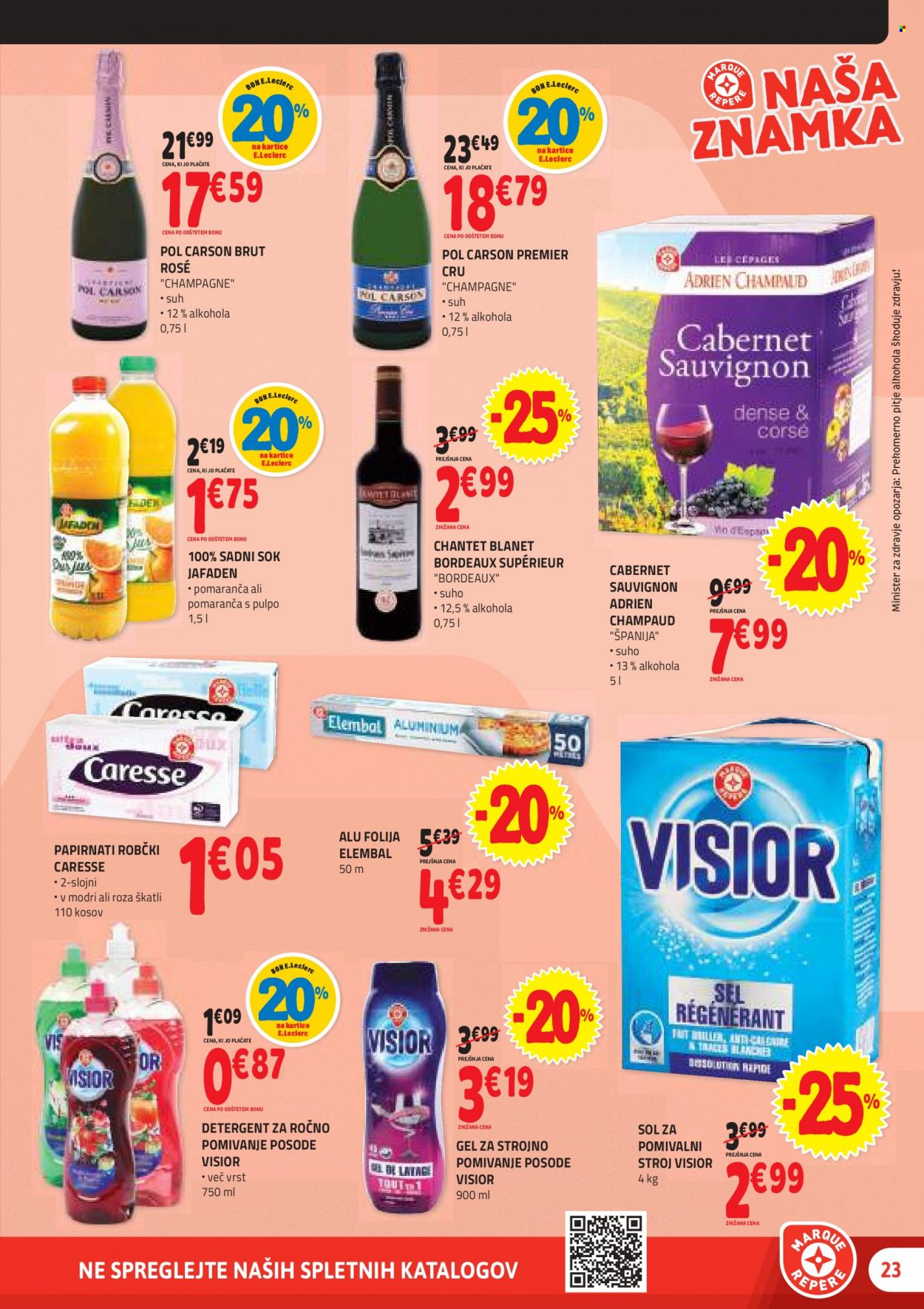 E.Leclerc katalog - 22.2.2023 - 4.3.2023. Stran 23