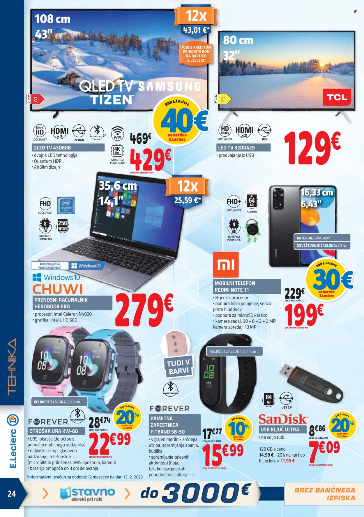 E.Leclerc katalog - 22.2.2023 - 4.3.2023. Stran 24