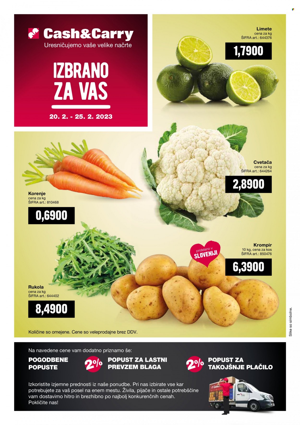 Mercator Cash & Carry katalog - 20.2.2023 - 25.2.2023. Stran 1