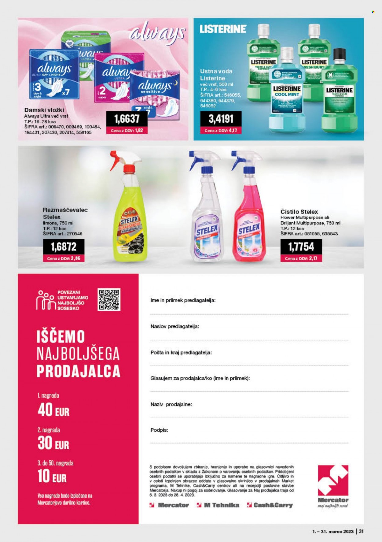 Mercator Cash & Carry katalog - 1.3.2023 - 31.3.2023. Stran 31
