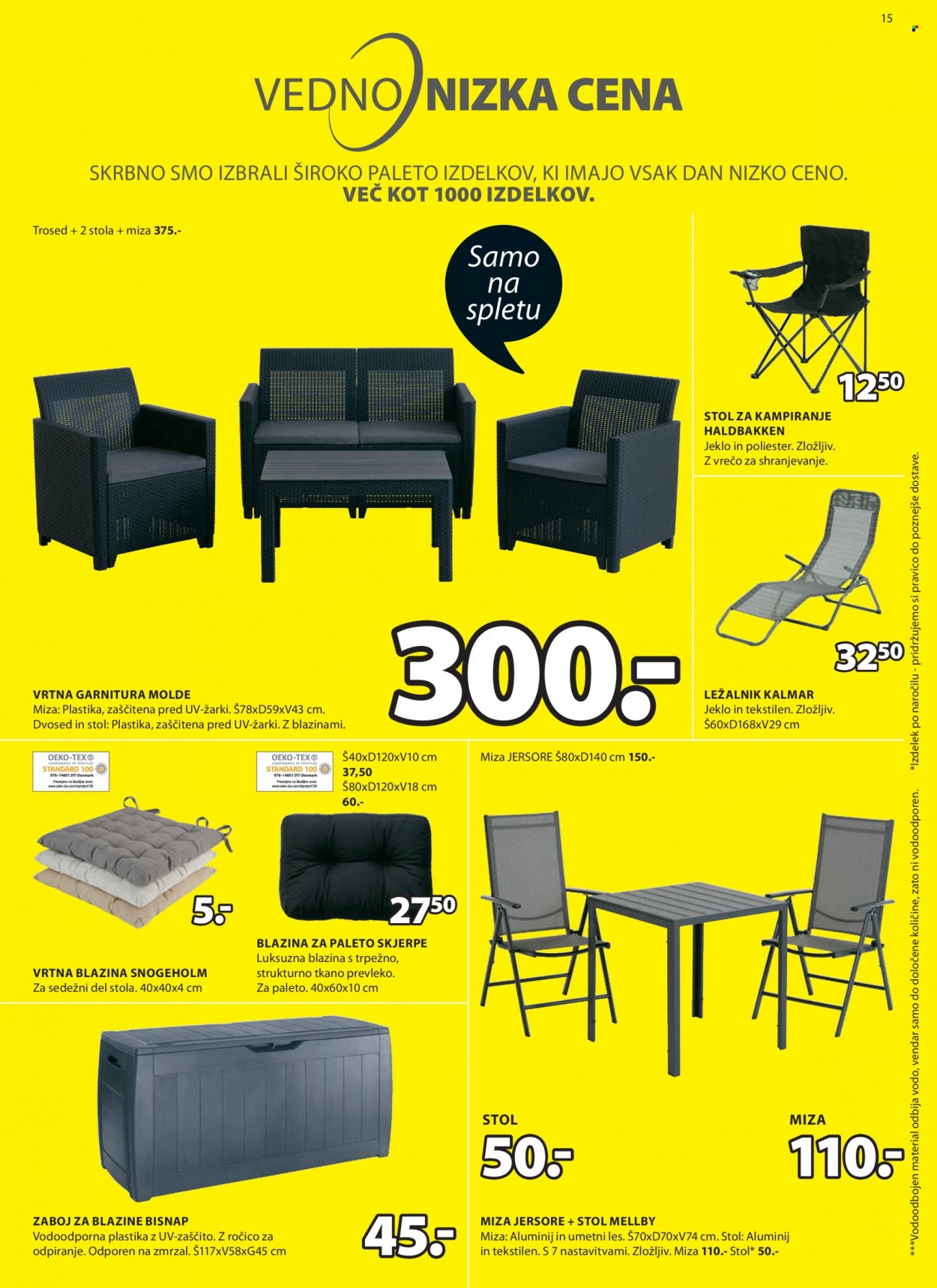 JYSK katalog - 2.3.2023 - 12.3.2023. Stran 15