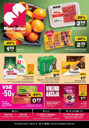 Mercator katalog - 9.3.2023 - 15.3.2023.