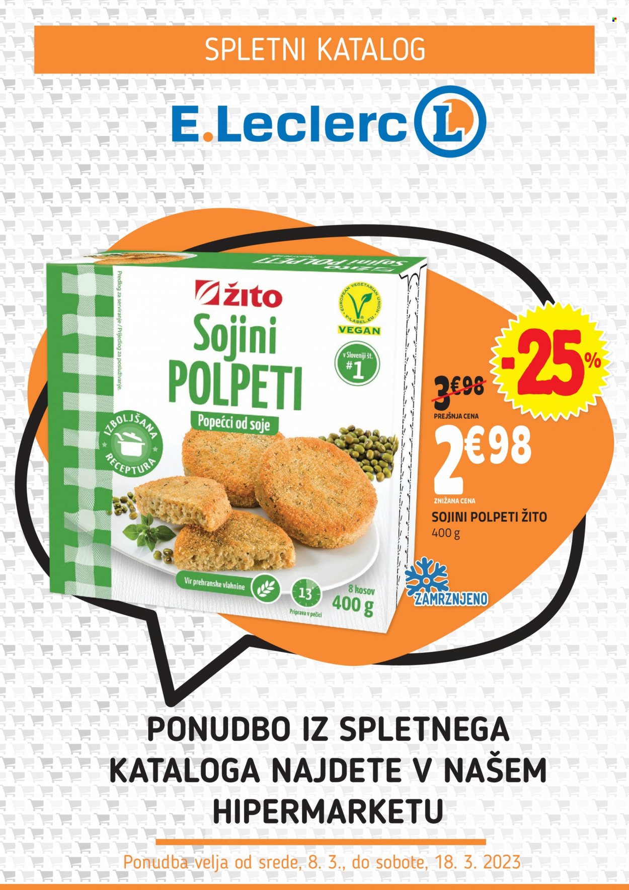 E.Leclerc katalog - 8.3.2023 - 18.3.2023. Stran 1