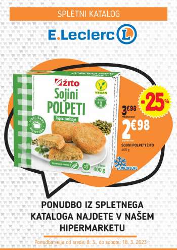 E.Leclerc katalog - 8.3.2023 - 18.3.2023.