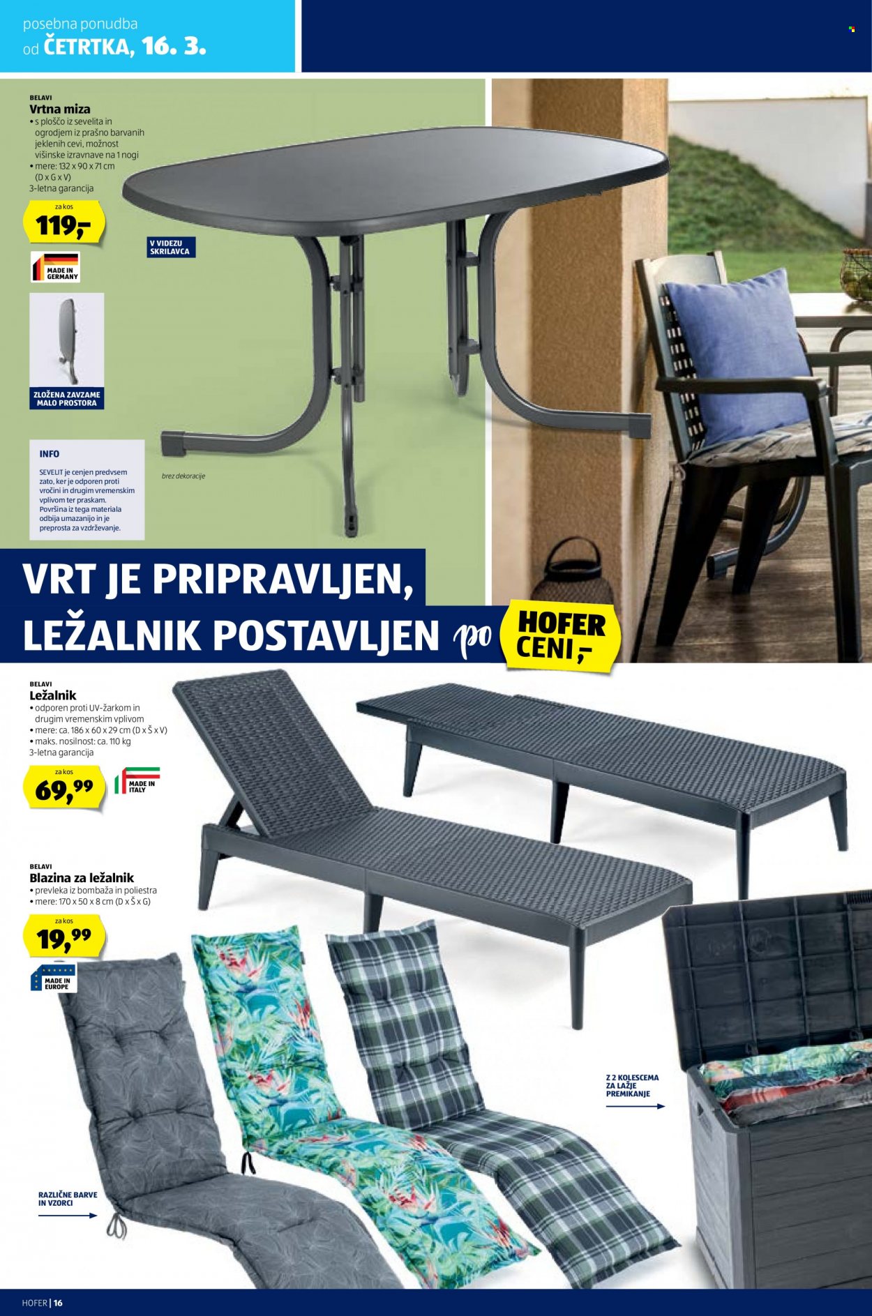 Hofer katalog - 9.3.2023 - 18.3.2023. Stran 16