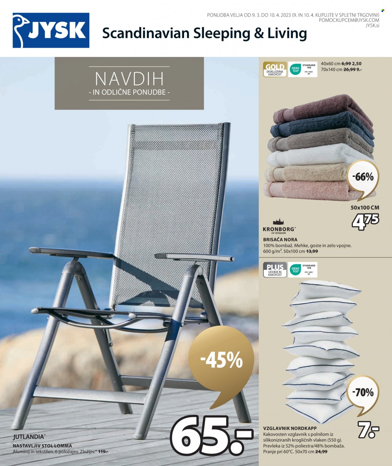 JYSK katalog - 9.3.2023 - 10.4.2023. Stran 1