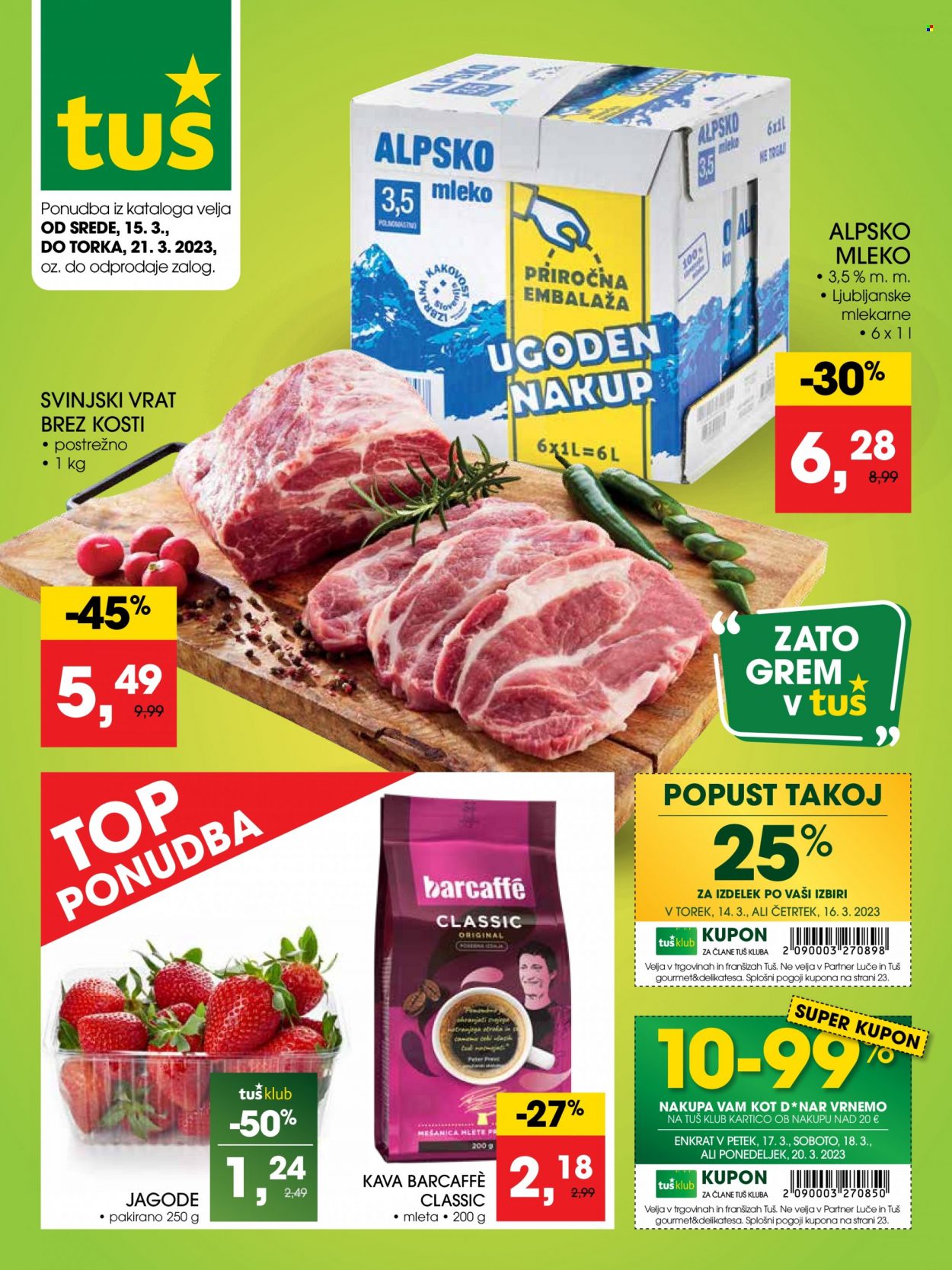 Tuš katalog - 15.3.2023 - 21.3.2023. Stran 1