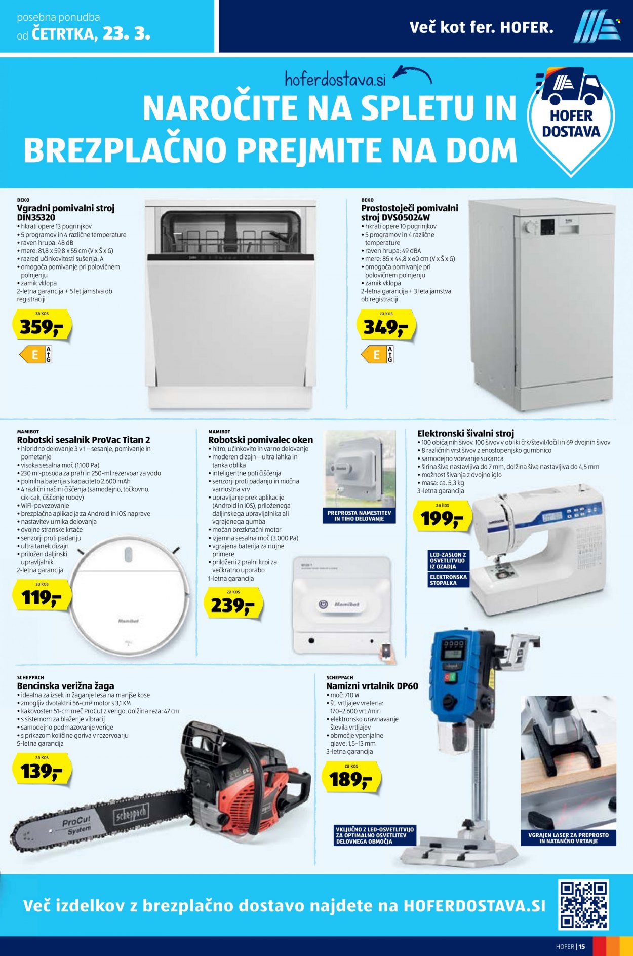 Hofer katalog - 16.3.2023 - 25.3.2023. Stran 15