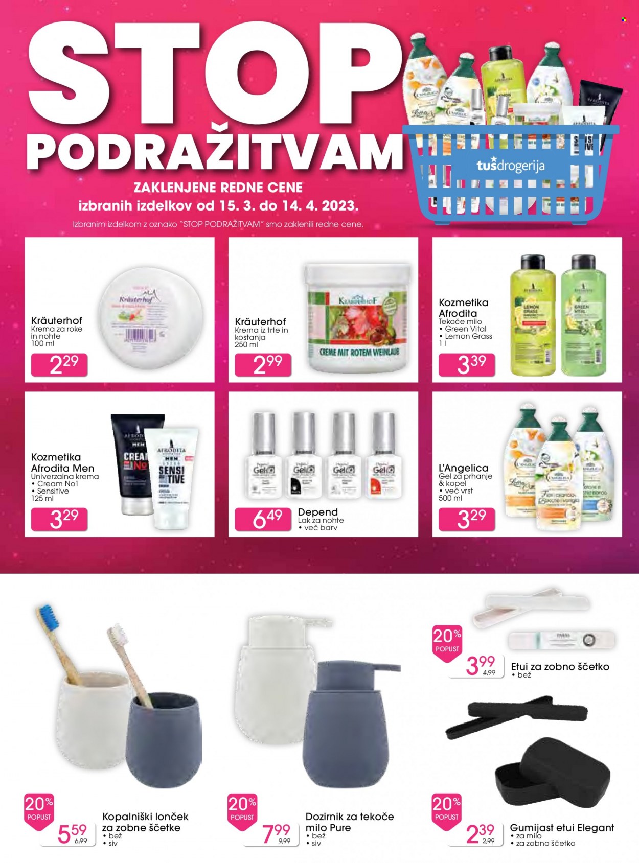 Tuš Drogeria katalog - 15.3.2023 - 25.3.2023. Stran 7