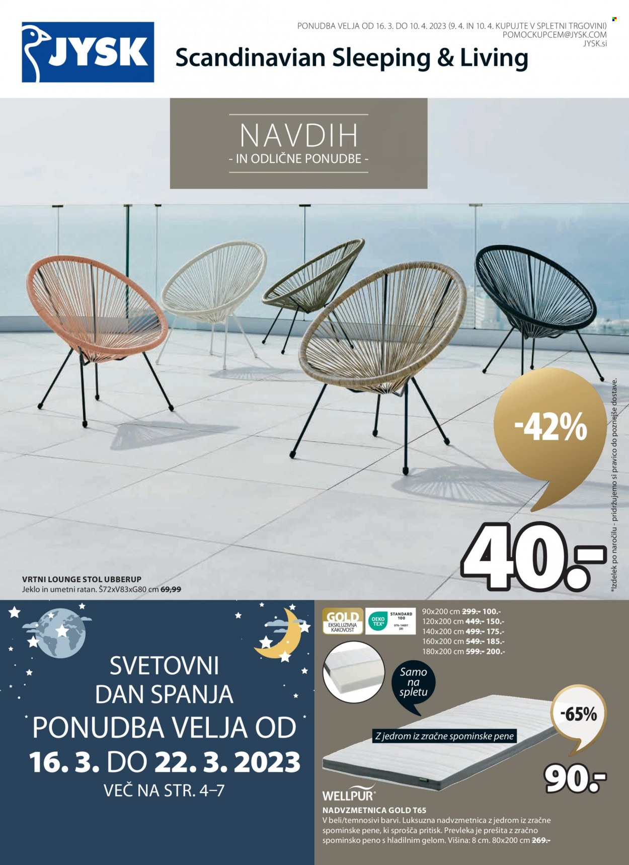 JYSK katalog - 16.3.2023 - 10.4.2023. Stran 1