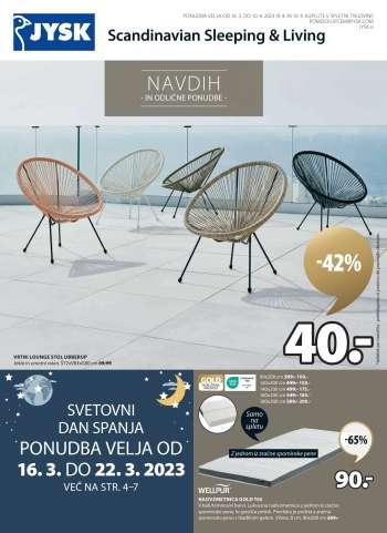 JYSK katalog - 16.3.2023 - 10.4.2023.
