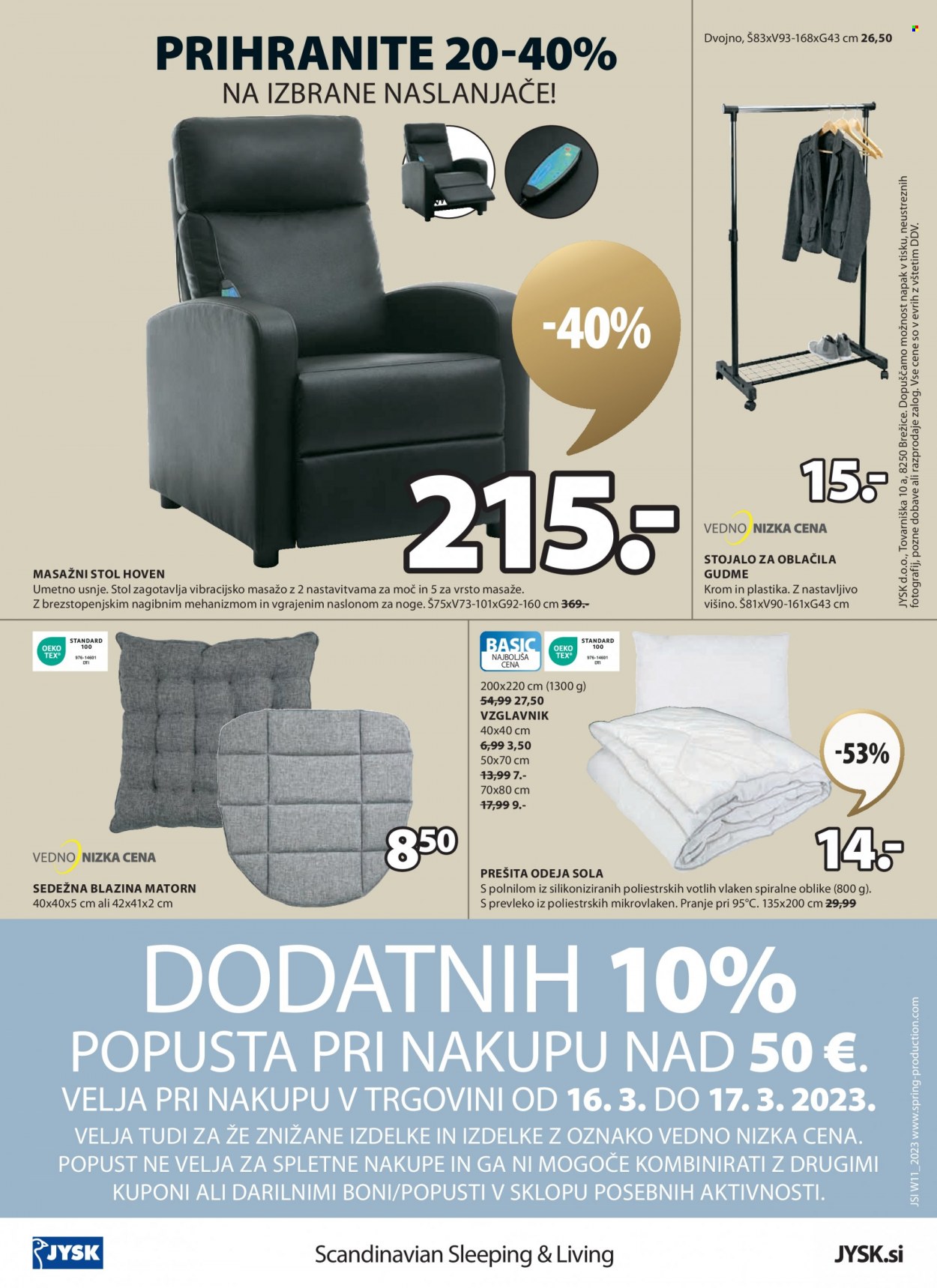 JYSK katalog - 16.3.2023 - 10.4.2023. Stran 16