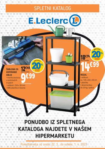 E.Leclerc katalog - 22.3.2023 - 1.4.2023.