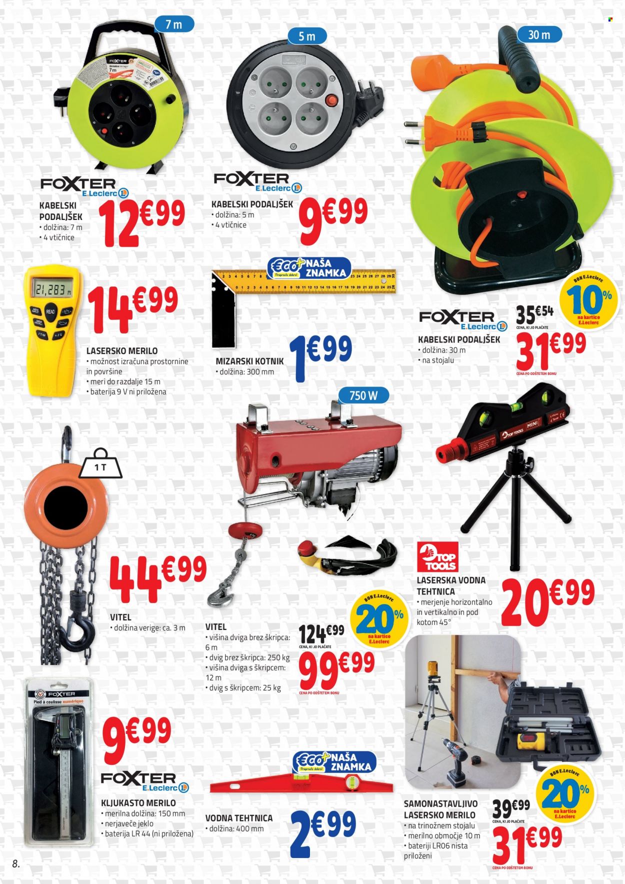 E.Leclerc katalog - 22.3.2023 - 1.4.2023. Stran 8
