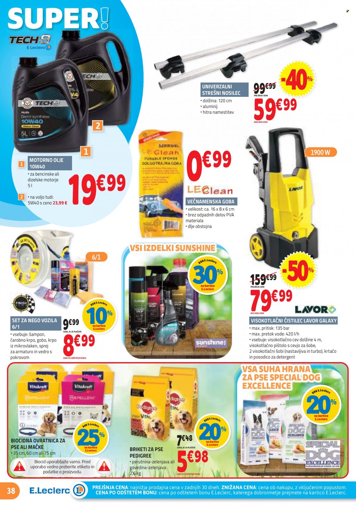 E.Leclerc katalog - 22.3.2023 - 1.4.2023. Stran 38