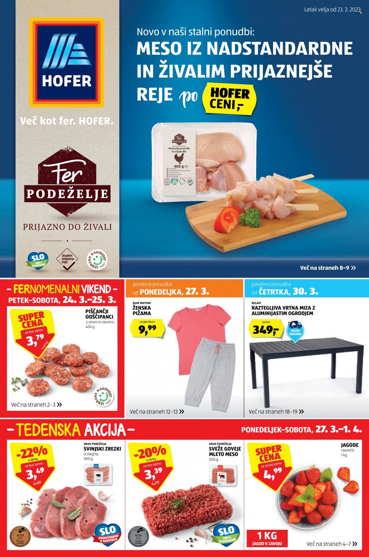 Hofer katalog - 23.3.2023 - 1.4.2023. Stran 1