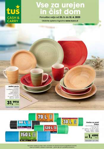 Tuš Cash & Carry katalog - 23.3.2023 - 12.4.2023.