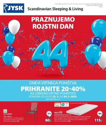 JYSK katalog - 23.3.2023 - 10.4.2023.