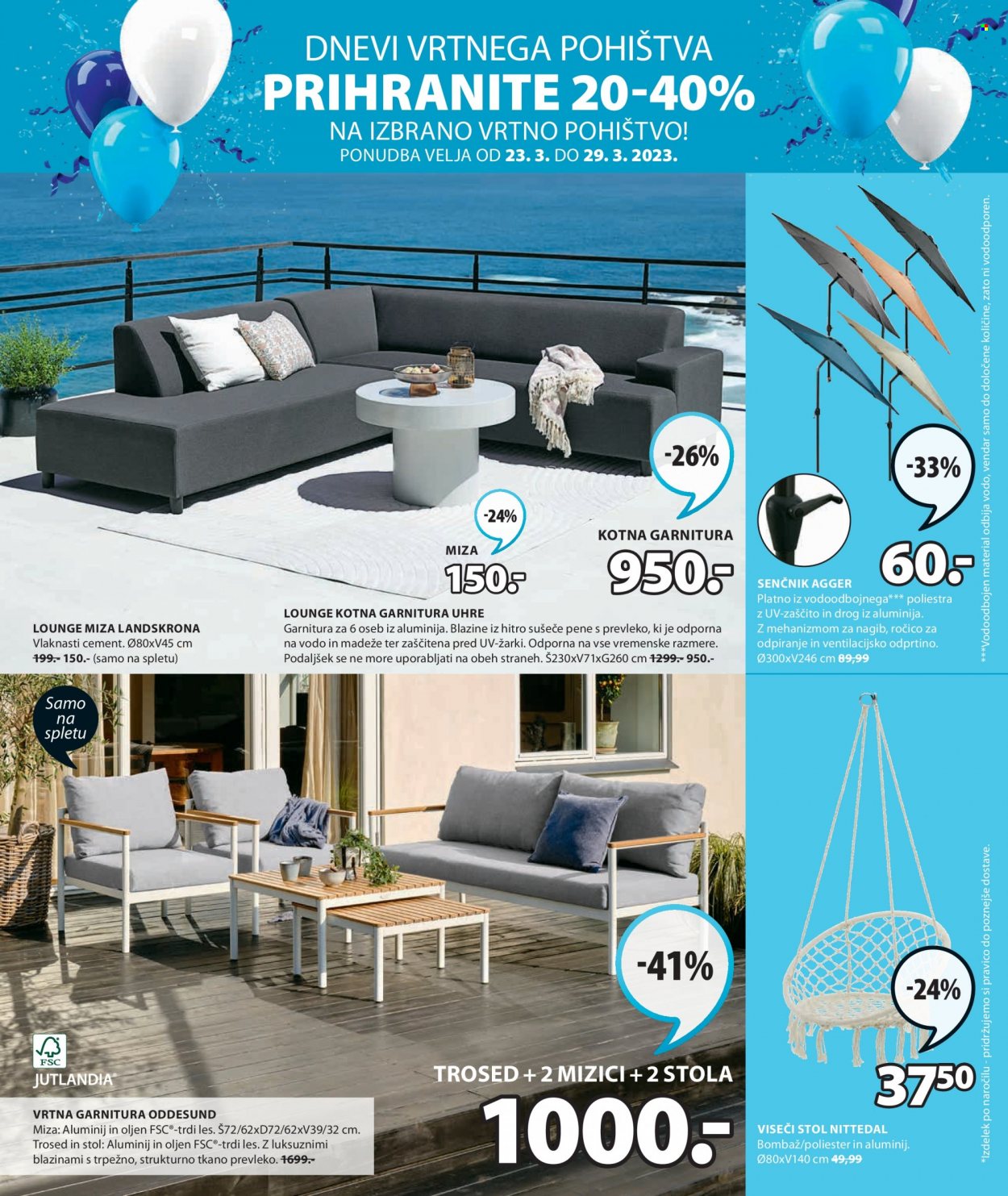 JYSK katalog - 23.3.2023 - 10.4.2023. Stran 7