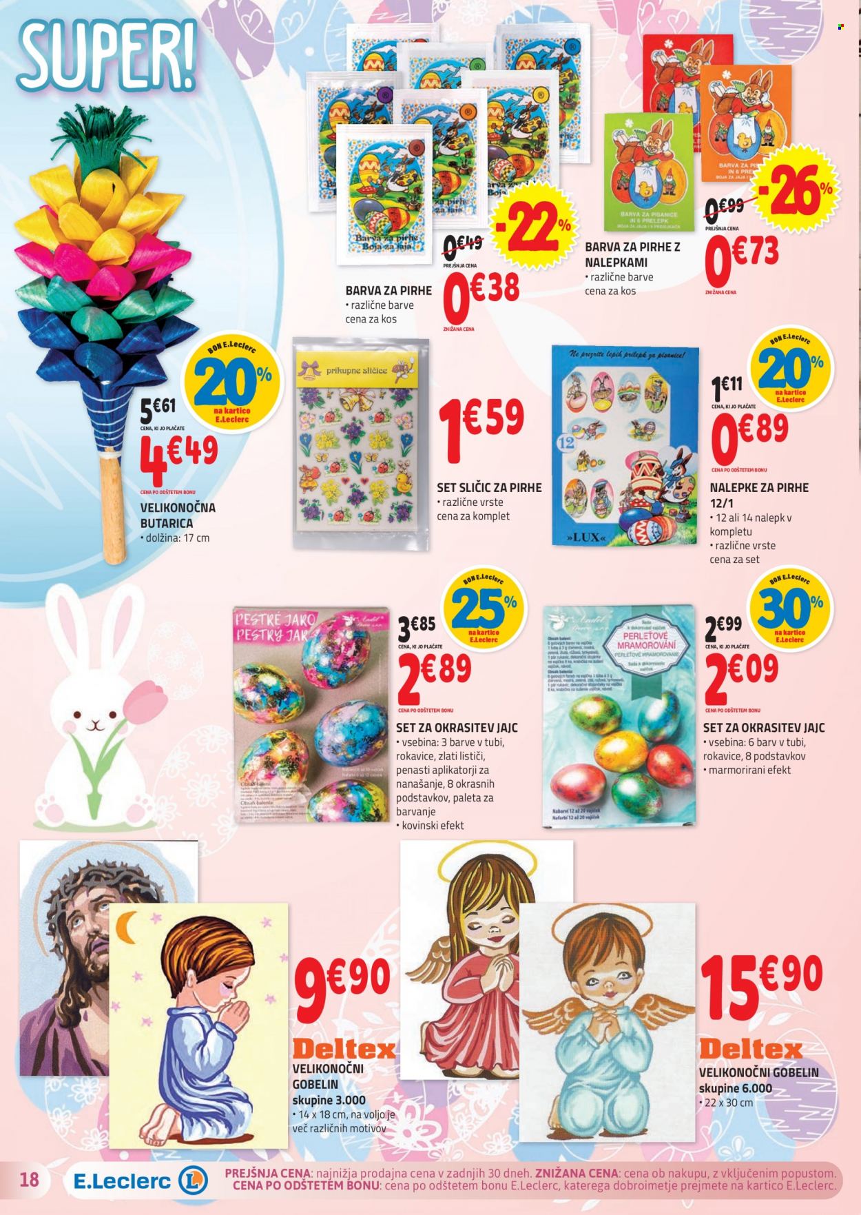 E.Leclerc katalog - 29.3.2023 - 8.4.2023. Stran 18