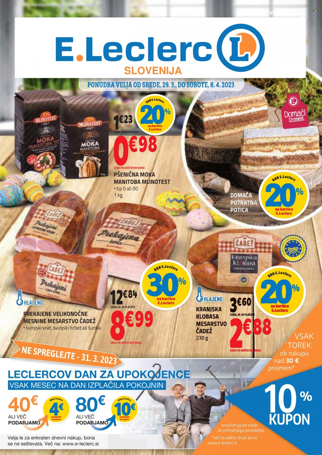 E.Leclerc katalog - 29.3.2023 - 8.4.2023. Stran 1