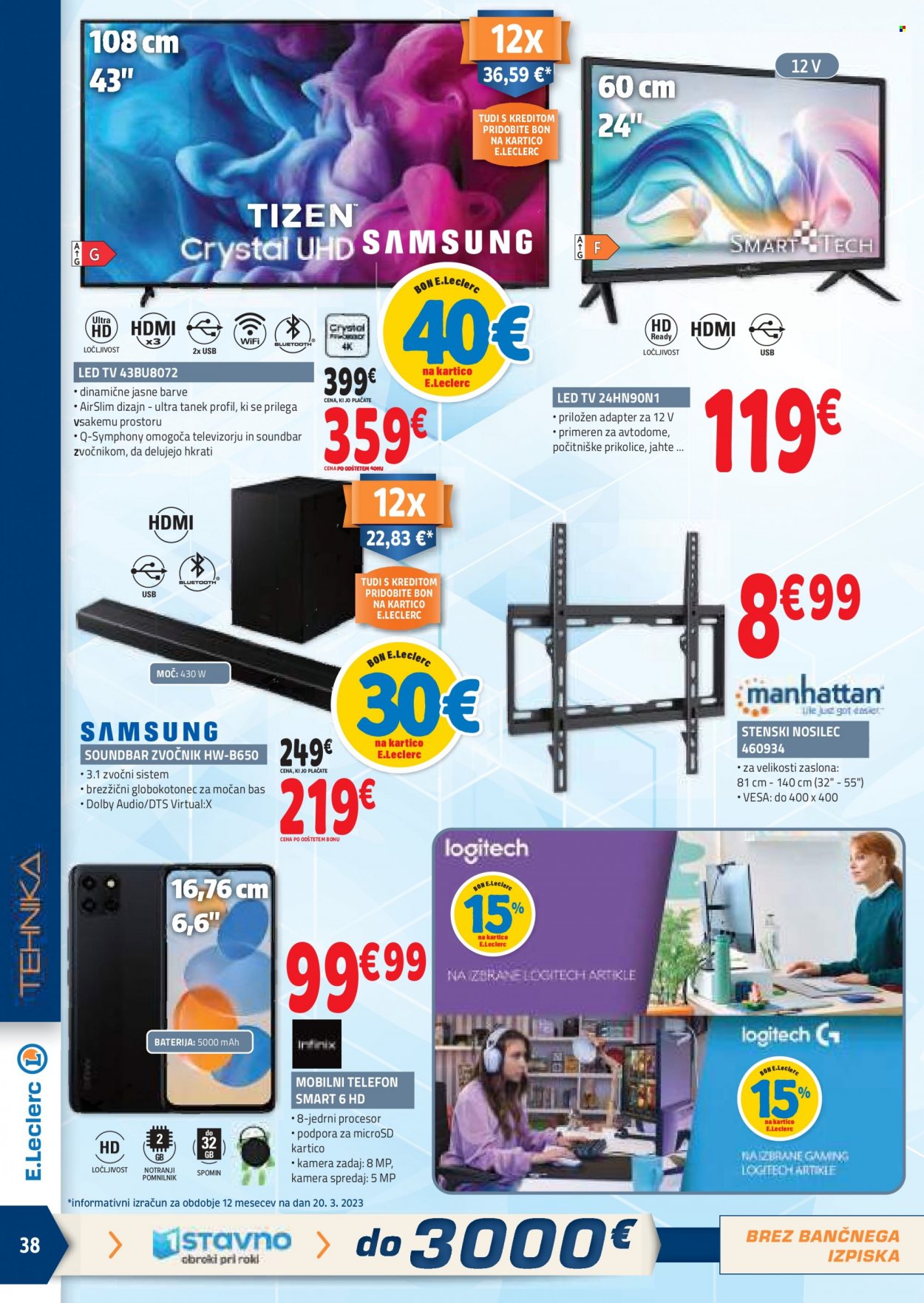 E.Leclerc katalog - 29.3.2023 - 8.4.2023. Stran 38