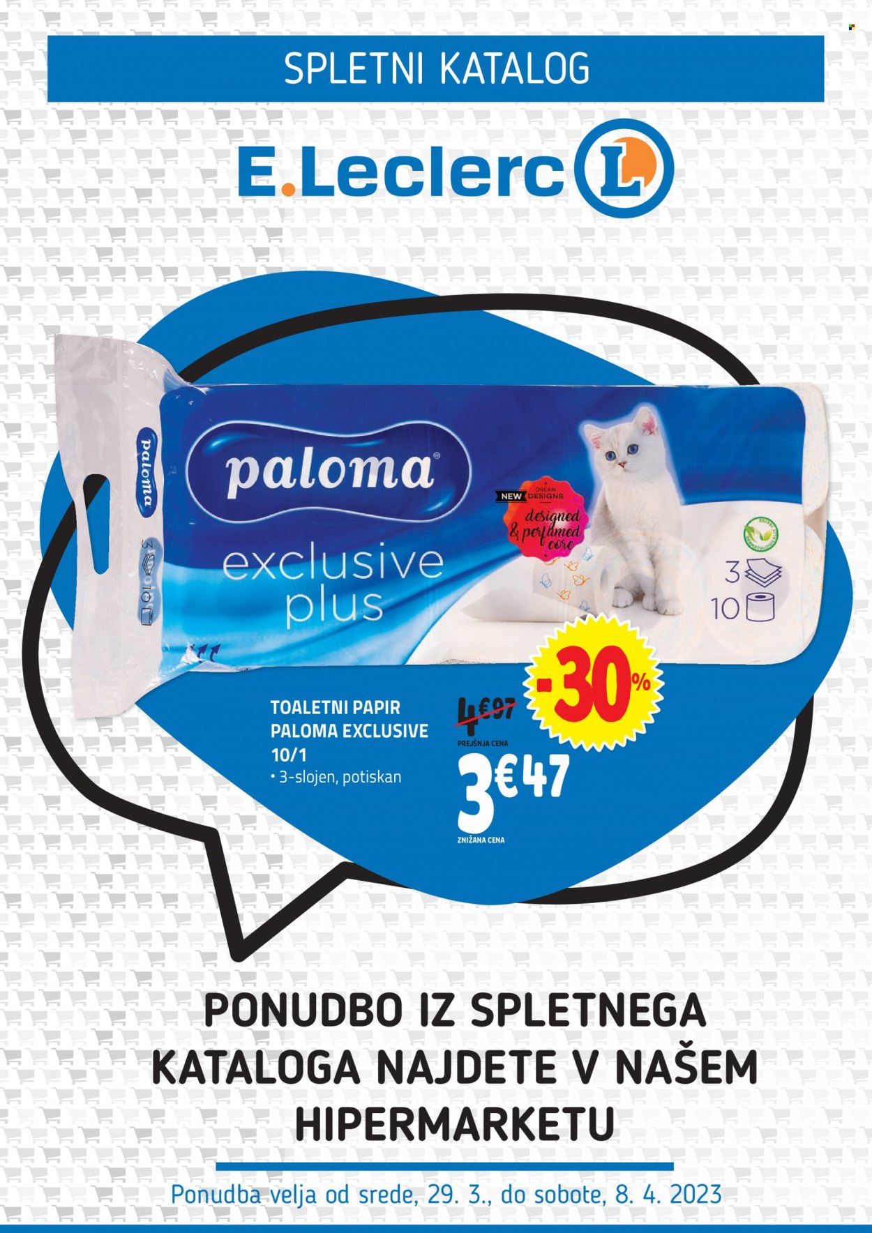 E.Leclerc katalog - 29.3.2023 - 8.4.2023. Stran 1