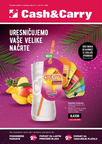 Mercator Cash & Carry katalog - 1.4.2023 - 30.4.2023.